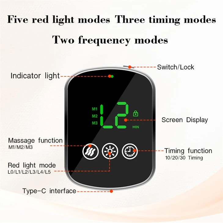 Cordless Vibration Red Light Therapy Belt high quality